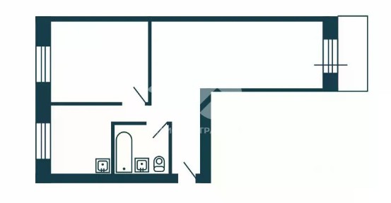 Продается 2-комн. квартира, 48,7 м²