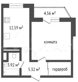 Сдается 1-комн. квартира, 47 м²