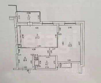 Продается 1-комн. квартира, 42,7 м²
