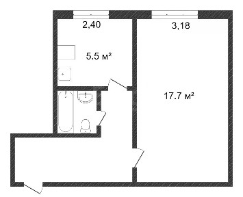 Продается 1-комн. квартира, 30 м²