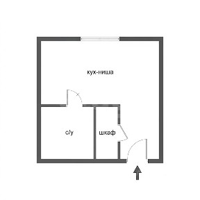 Продается студия, 16,5 м²