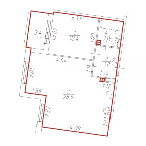 Продается 1-комн. квартира, 45,8 м²