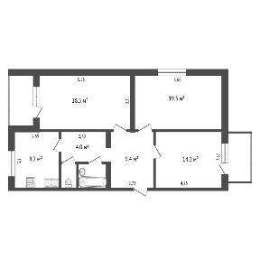 Продается 3-комн. квартира, 80,6 м²