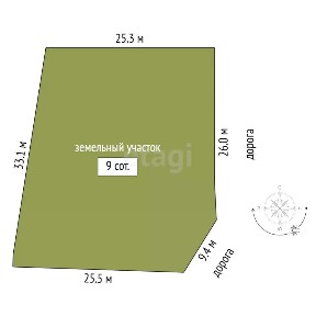 Продается 2-этажный дом, 50 м²