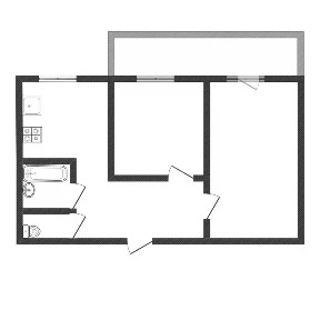 Продается 2-комн. квартира, 45,3 м²
