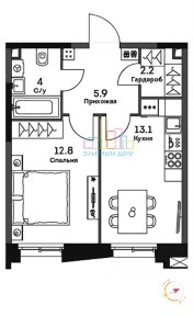 Продается 1-комн. квартира, 38 м²