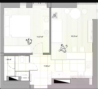 Продается 2-комн. квартира, 42,8 м²