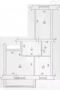 Продается 2-комн. квартира, 72,9 м²