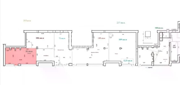 Продается помещение свободного назначения, 86 м²