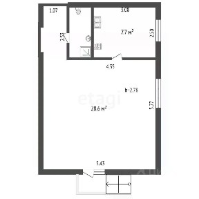 Продается офис, 41,9 м²