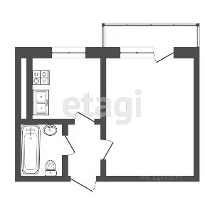 Продается 1-комн. квартира, 30 м²