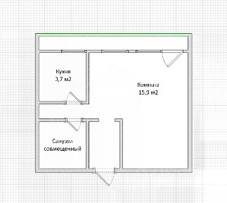 Продается 1-комн. квартира, 26,6 м²