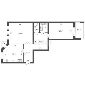 Продается 2-комн. квартира, 71,7 м²