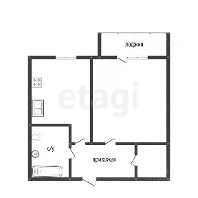 Продается 1-комн. квартира, 40,5 м²