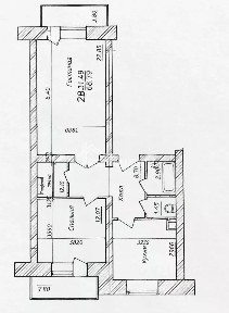 Продается 2-комн. квартира, 60,5 м²