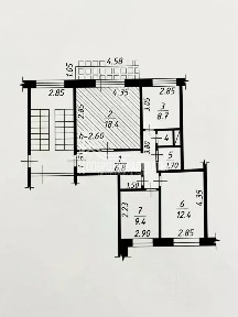 Продается 3-комн. квартира, 65,6 м²