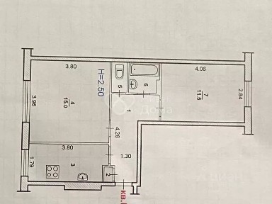 Продается 2-комн. квартира, 43,4 м²
