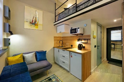 Сдается апартаменты-студия, 18 м²