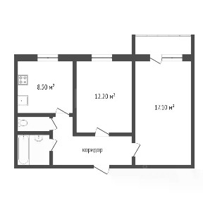 Продается 2-комн. квартира, 45 м²