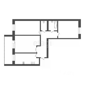 Продается 3-комн. квартира, 91 м²