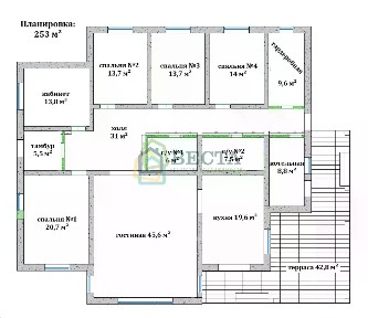 Продается 1-этажный дом, 233,2 м²