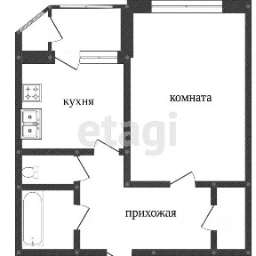 Продается 1-комн. квартира, 47,6 м²