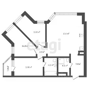 Продается 3-комн. квартира, 99,8 м²