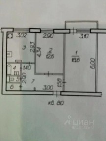 Продается 2-комн. квартира, 55 м²