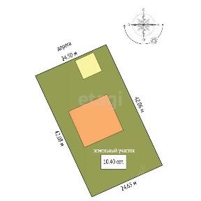 Продается 2-этажный дом, 93,3 м²