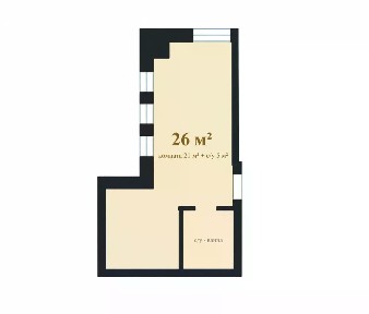 Продается 1-комн. квартира, 30 м²
