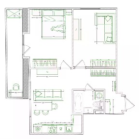 Продается 2-комн. квартира, 56,67 м²