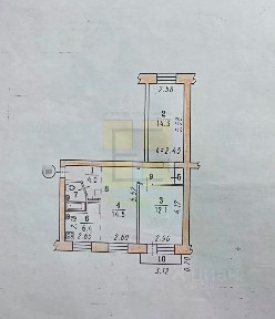 Продается 3-комн. квартира, 60 м²