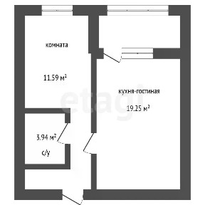Продается 1-комн. квартира, 38,8 м²