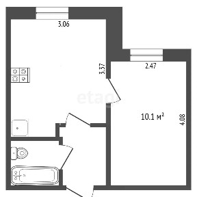 Продается 1-комн. квартира, 26,6 м²