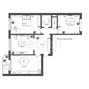Продается 3-комн. квартира, 86,8 м²