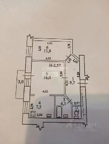 Продается 2-комн. квартира, 50,4 м²