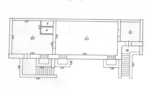 Продается помещение свободного назначения, 95 м²