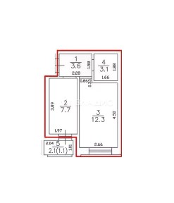 Продается 1-комн. квартира, 26,7 м²