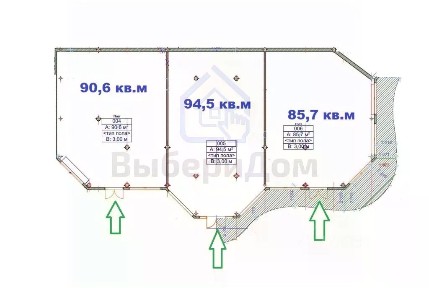 Сдается помещение свободного назначения, 271 м²