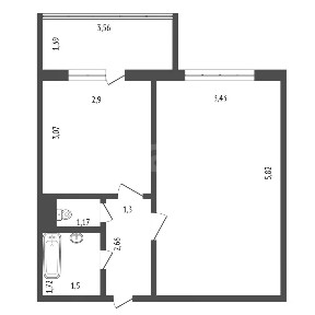 Продается 1-комн. квартира, 36 м²