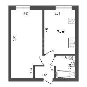 Продается 1-комн. квартира, 35 м²