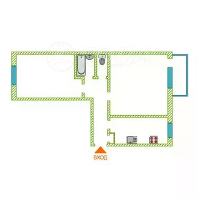 Сдается 2-комн. квартира, 46 м²