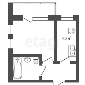 Продается 1-комн. квартира, 31,1 м²