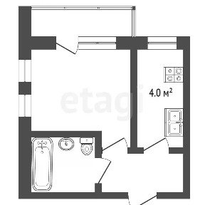 Продается 1-комн. квартира, 31,1 м²