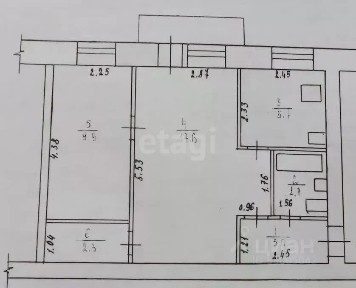 Продается 2-комн. квартира, 41,2 м²