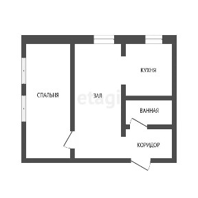 Продается 1-комн. квартира, 57,3 м²