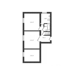 Продается 3-комн. квартира, 61,4 м²