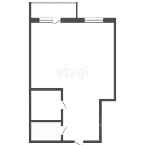 Продается студия, 44,2 м²