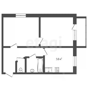 Продается 2-комн. квартира, 41,7 м²