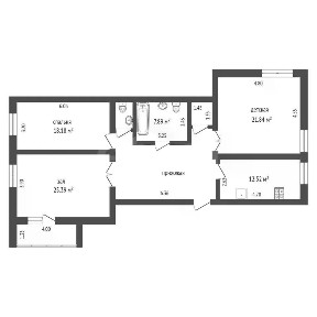 Продается 3-комн. квартира, 110 м²